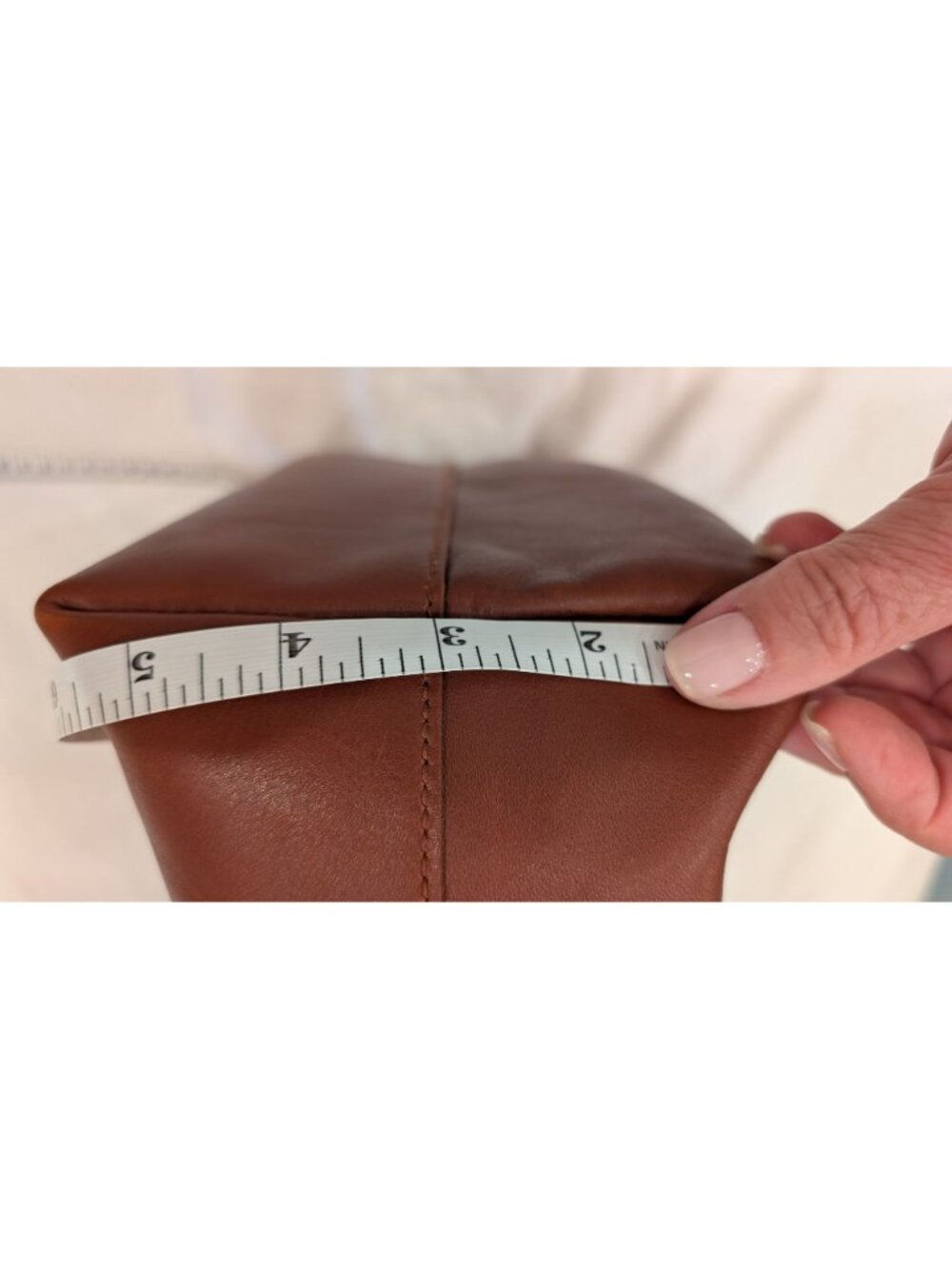 NEW Madewell The Essential Bucket Leather Tote Warm Cinnamon Brown - Picture 14 of 16